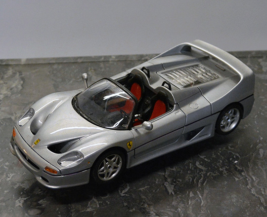Lot 334_1: Various collectable Burago cars :3  Ferrari, Enzo, Renault Alpine ....